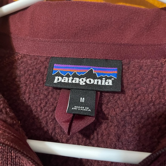 Patagonia Maroon Fleece Pullover - Picture 2 of 3